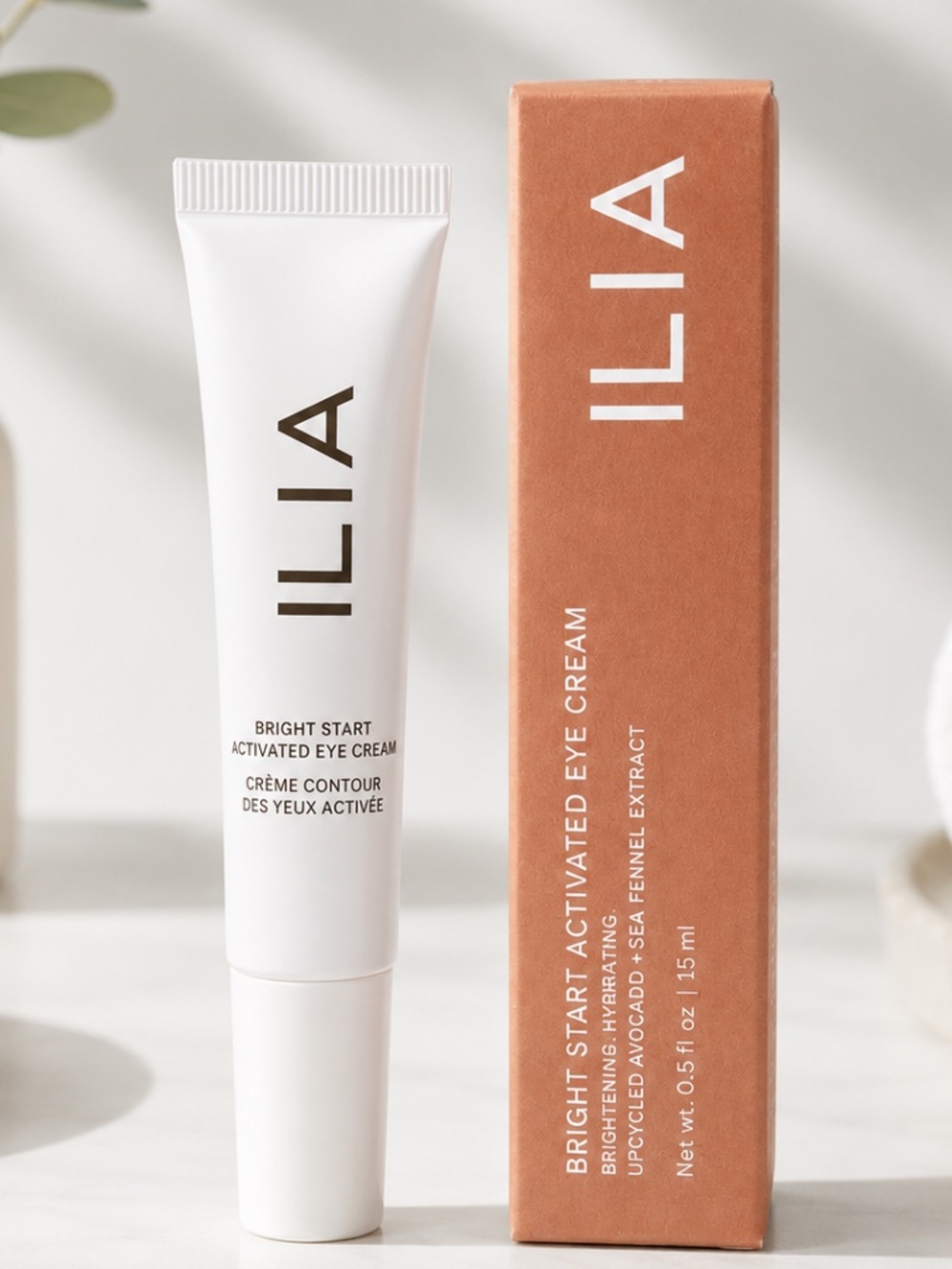 ILIA Bright Start Retinol Alternative Brightening Eye Cream 0.5 oz NIB